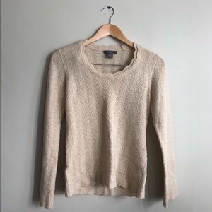 Ann Taylor cashmere shimmery sweater top